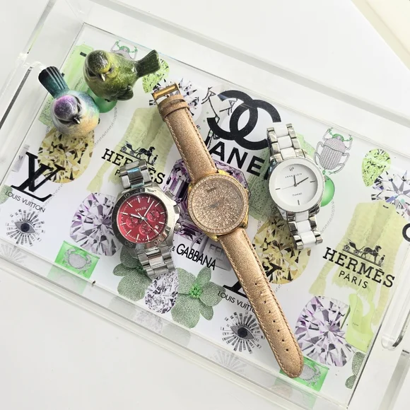 Gold and Silver Watch Trio (3 watches) - Picture 2 of 13